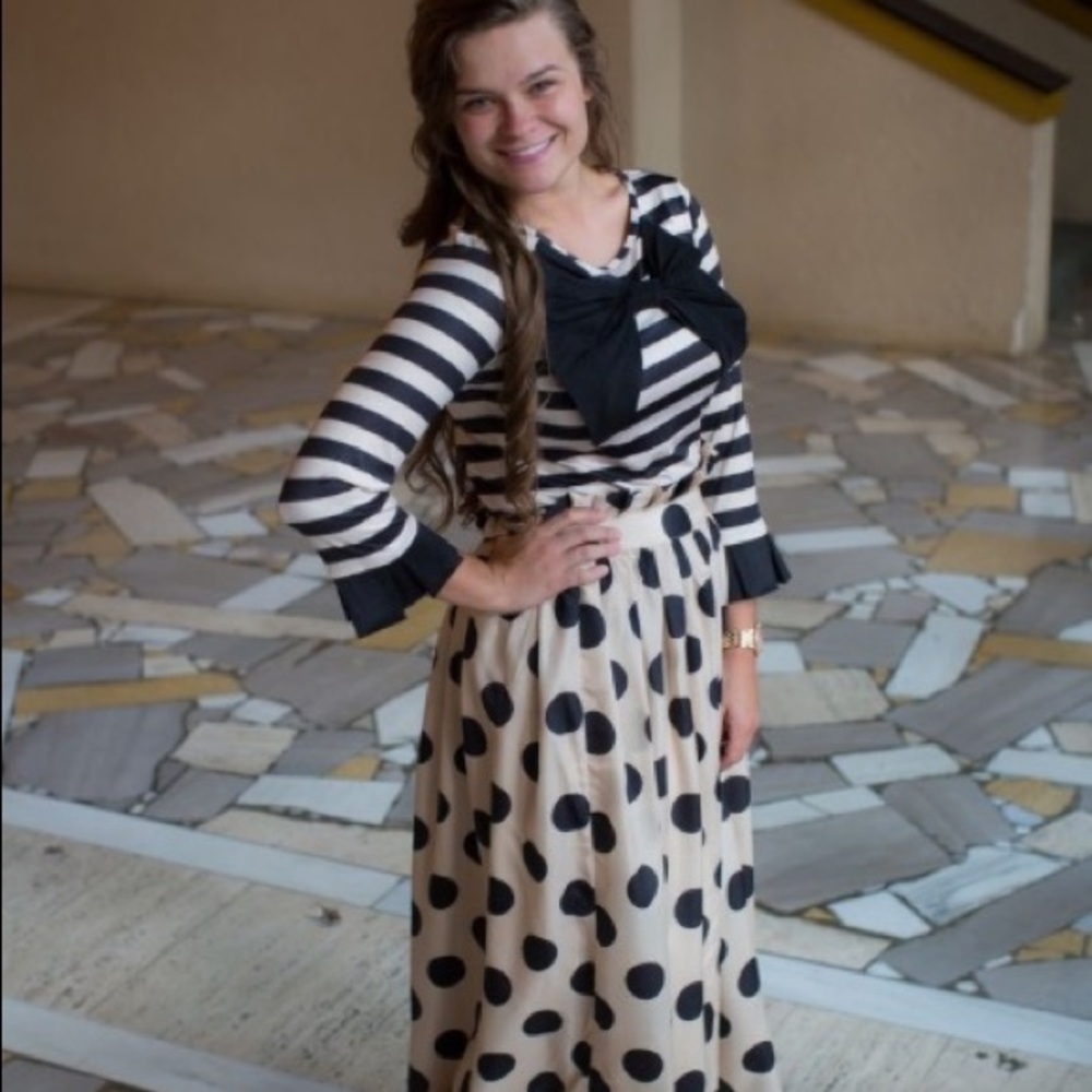 Dainty Jewell's promenade skirt and top